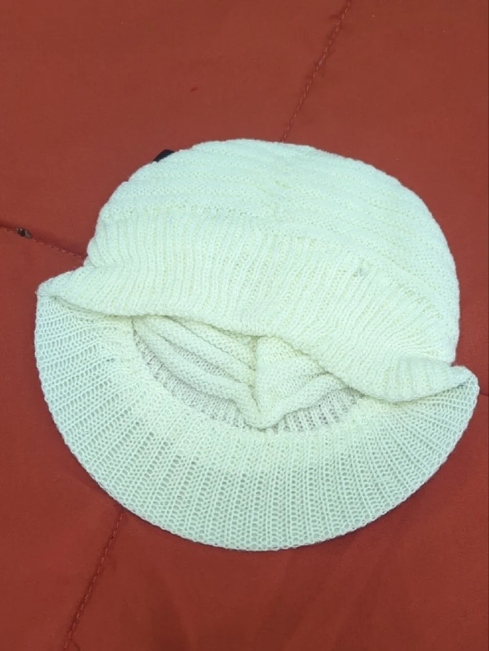 Eligible Kids Cream Knit Hat with Branded Tag